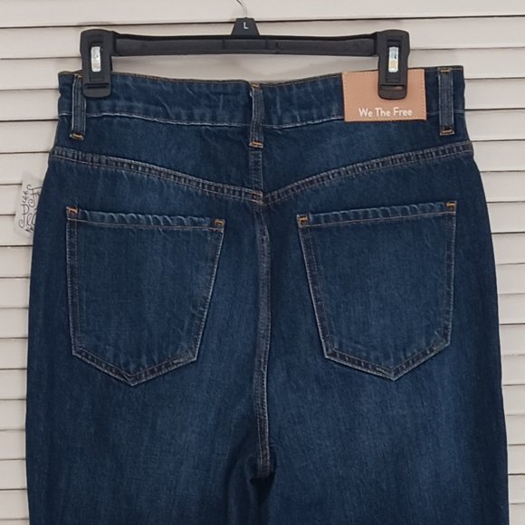 Free People Dark Blue Flare Jeans - Picture 11 of 12